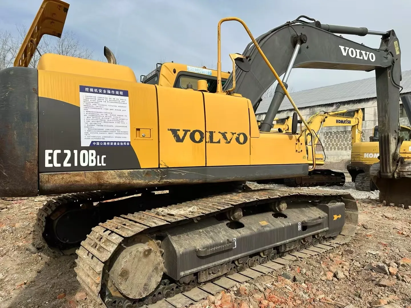 Used Volvo 210 excavator