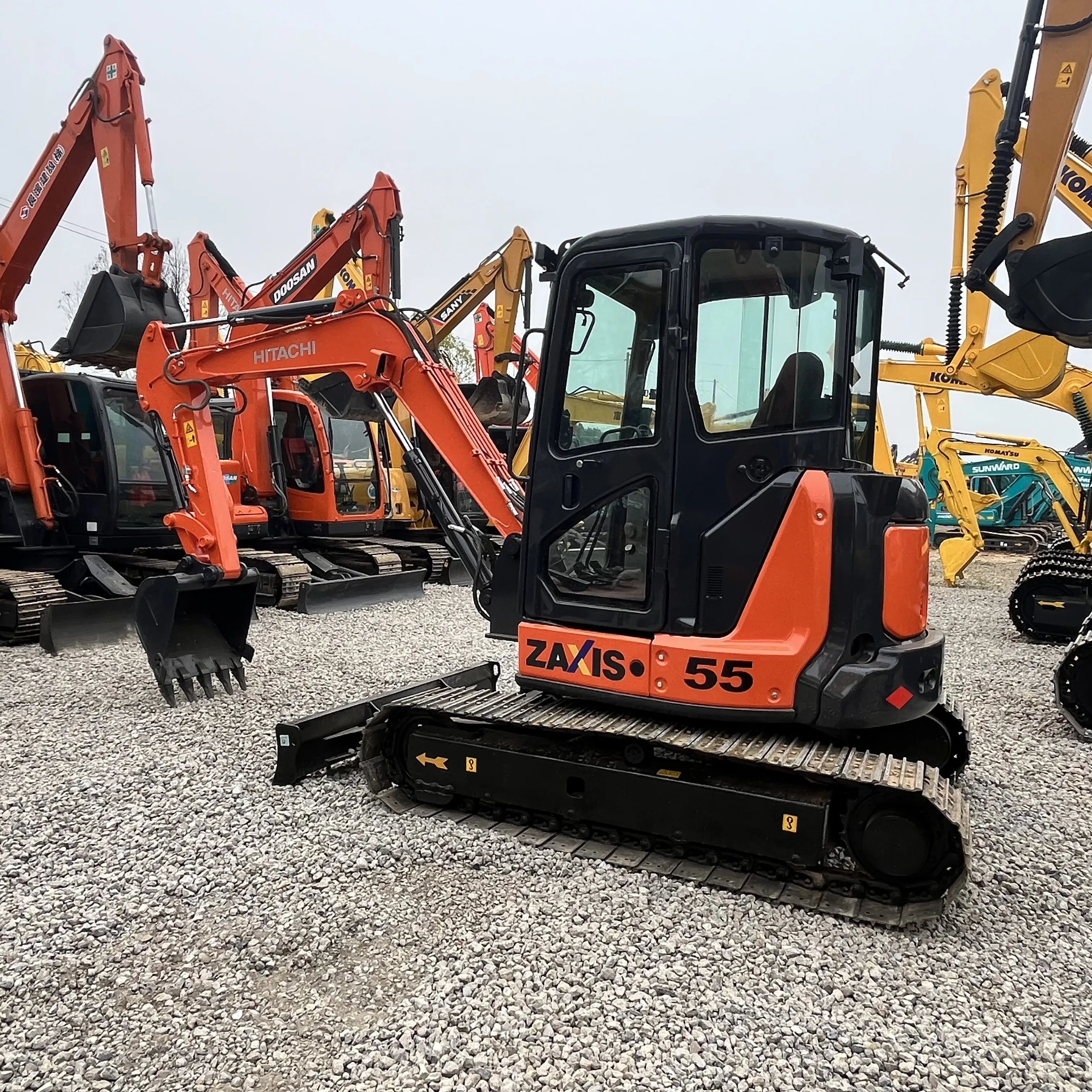 Used Хитачи ZX55-5A Экскаватор